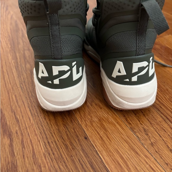 APL Women's Dark Green High-Top Sneakers - Picture 3 of 5